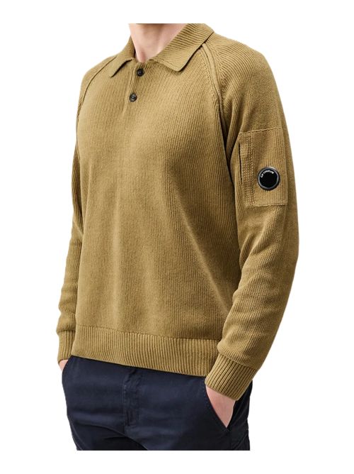 Polo lana C.P. COMPANY | 21CMKN198A-005558G340 ERMINE